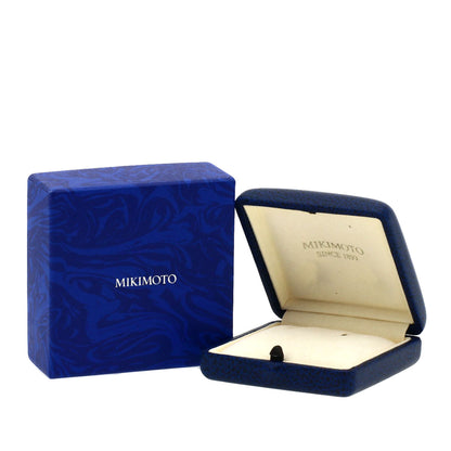 MIKIMOTO Pikuwe Akoya Pearl Earring K18 White Gold Ladies [Used]