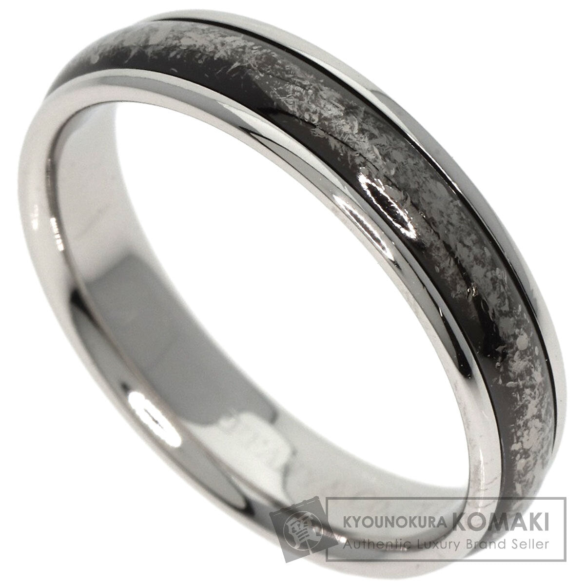 TIFFANY&Co.   Ring Double line Platinum PT950 Ladies