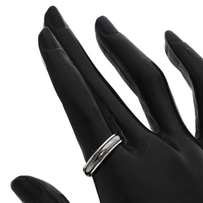 TIFFANY&Co.   Ring Double line Platinum PT950 Ladies