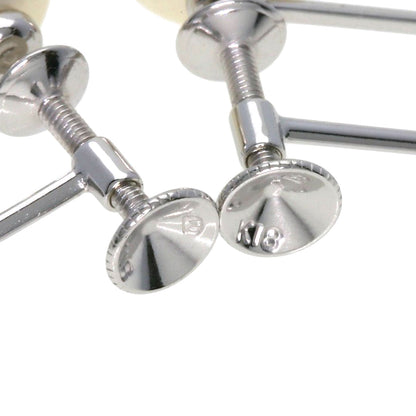 MIKIMOTO Akoya pearl Pearl Earring K18 White Gold Ladies [Used]
