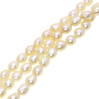 TASAKI Freshwater Pearl Pearl 3-strand Long Necklace K18 Yellow Gold Ladies [Used]