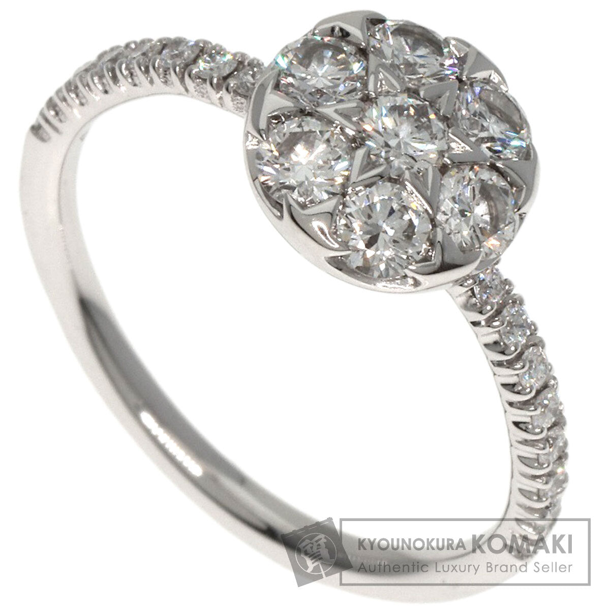 CARTIER Etincel de Cartier Diamond #46 Ring K18 White Gold Ladies [Used]
