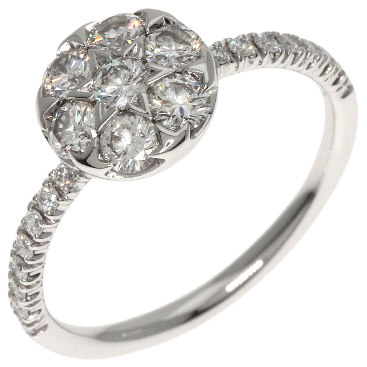 CARTIER Etincel de Cartier Diamond #46 Ring K18 White Gold Ladies [Used]