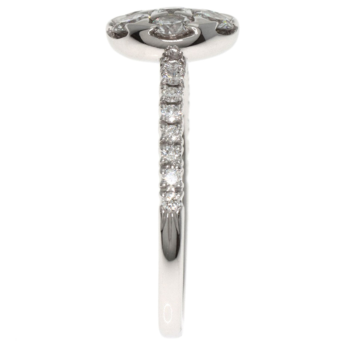 CARTIER Etincel de Cartier Diamond #46 Ring K18 White Gold Ladies [Used]