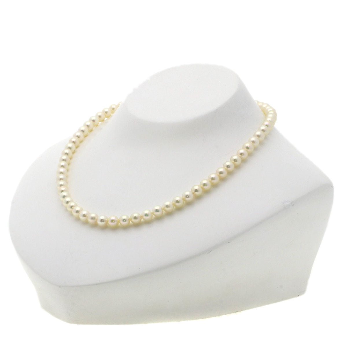 TASAKI Akoya Pearl Choker Necklace Silver Ladies [Used]