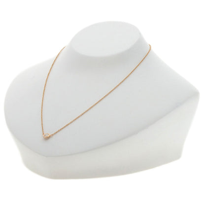 TIFFANY&Co. By The Yard Diamond Necklace K18 Pink Gold Ladies [Used]