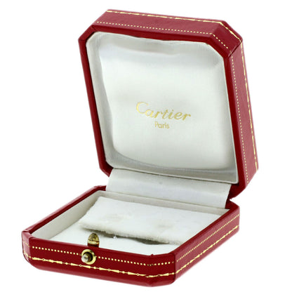 CARTIER Three Bangles Diamond Earring K18 Yellow Gold Ladies [Used]