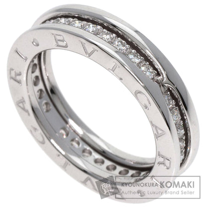 BVLGARI   Ring B.zero1 1 band Diamond #50 K18 White Gold Ladies