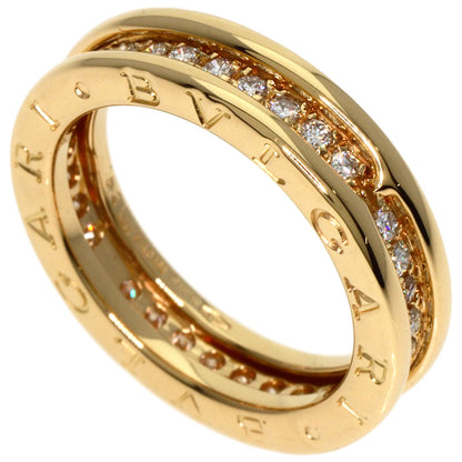 BVLGARI   Ring B.zero1 1 band Diamond #52 K18 Yellow Gold Ladies