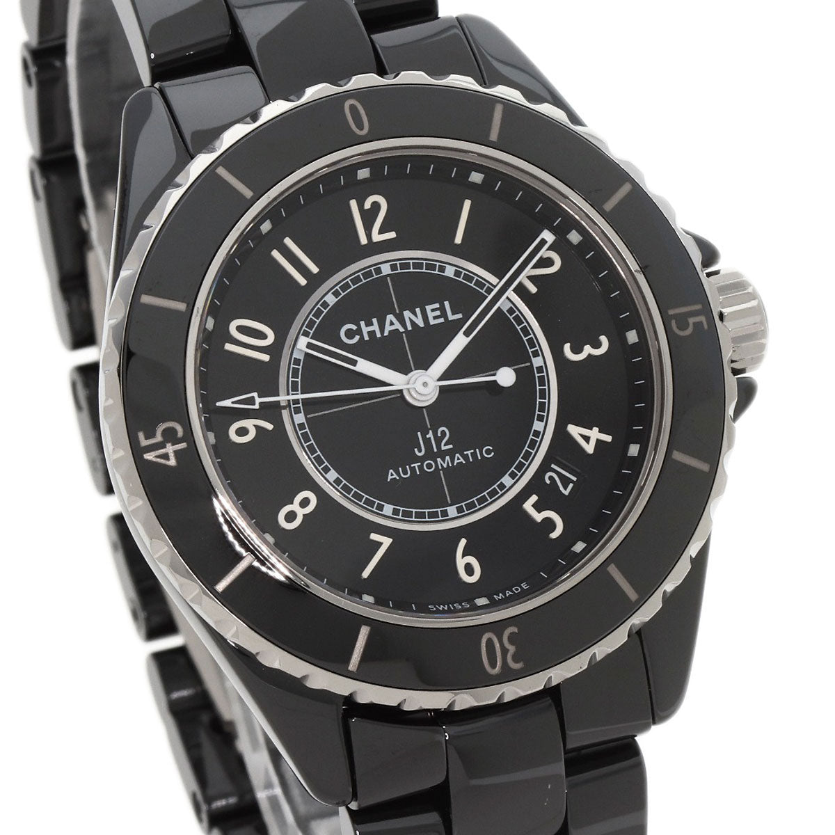 CHANEL J12 1.5" H5699 current model Watches H5699 キャリバー12.1 Ceramic/Ceramic mens