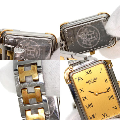 HERMES Clojure Watches CR1.220 Stainless Steel/SSxGP Ladies