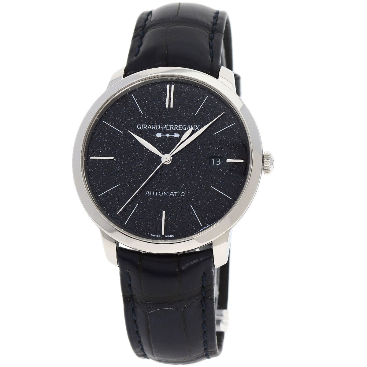 GIRARD-PERREGAUX 1966 Orion Aventurine Watches 49555-11-435-BB4A Stainless Steel/Leather mens