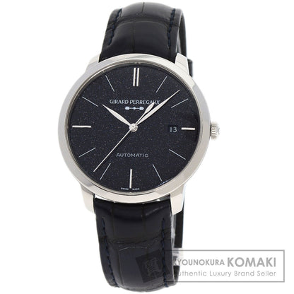 GIRARD-PERREGAUX 1966 Orion Aventurine Watches 49555-11-435-BB4A Stainless Steel/Leather mens