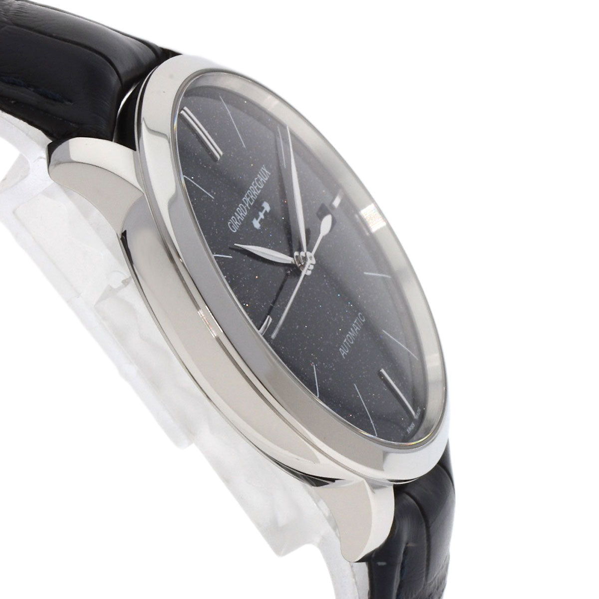 GIRARD-PERREGAUX 1966 Orion Aventurine Watches 49555-11-435-BB4A Stainless Steel/Leather mens