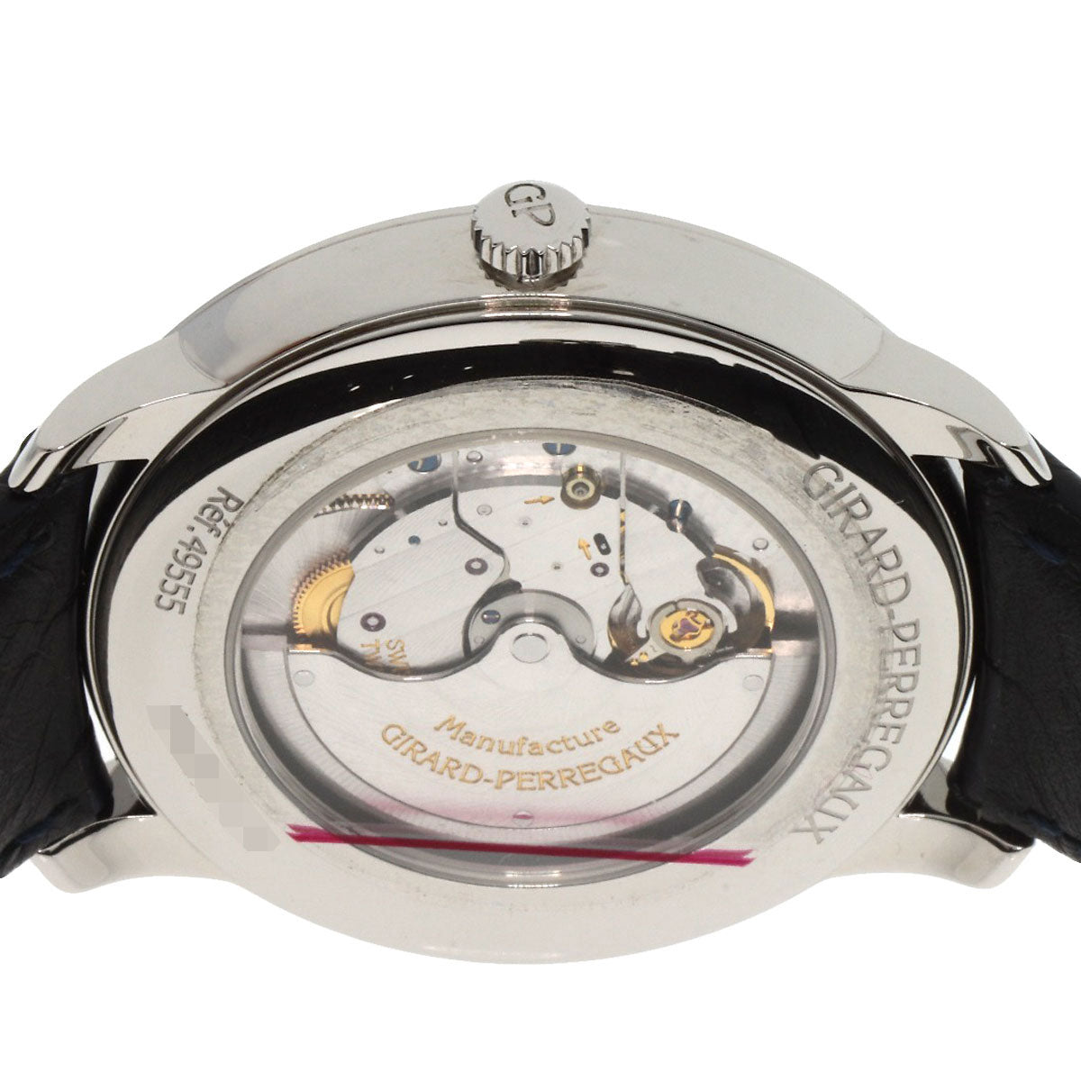 GIRARD-PERREGAUX 1966 Orion Aventurine Watches 49555-11-435-BB4A Stainless Steel/Leather mens