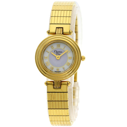 CHRISTIAN DIOR Round face Watches 3051 Gold Plated/Gold Plated Ladies