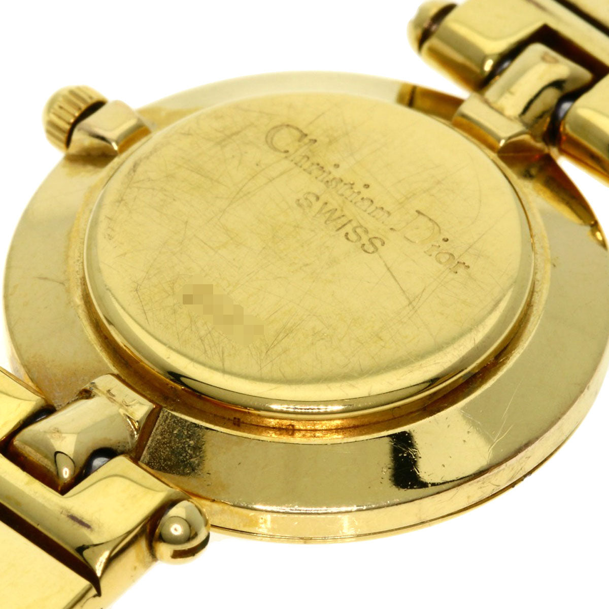 CHRISTIAN DIOR Round face Watches 3051 Gold Plated/Gold Plated Ladies