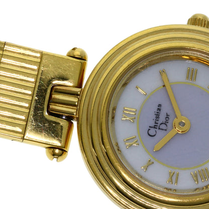 CHRISTIAN DIOR Round face Watches 3051 Gold Plated/Gold Plated Ladies