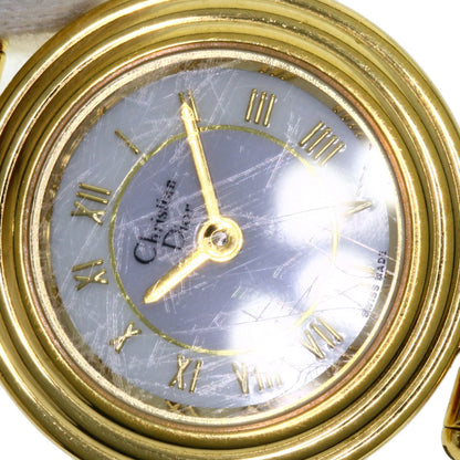 CHRISTIAN DIOR Round face Watches 3051 Gold Plated/Gold Plated Ladies