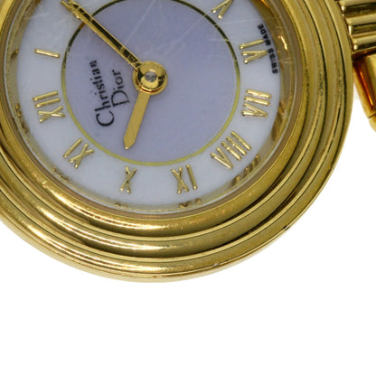 CHRISTIAN DIOR Round face Watches 3051 Gold Plated/Gold Plated Ladies
