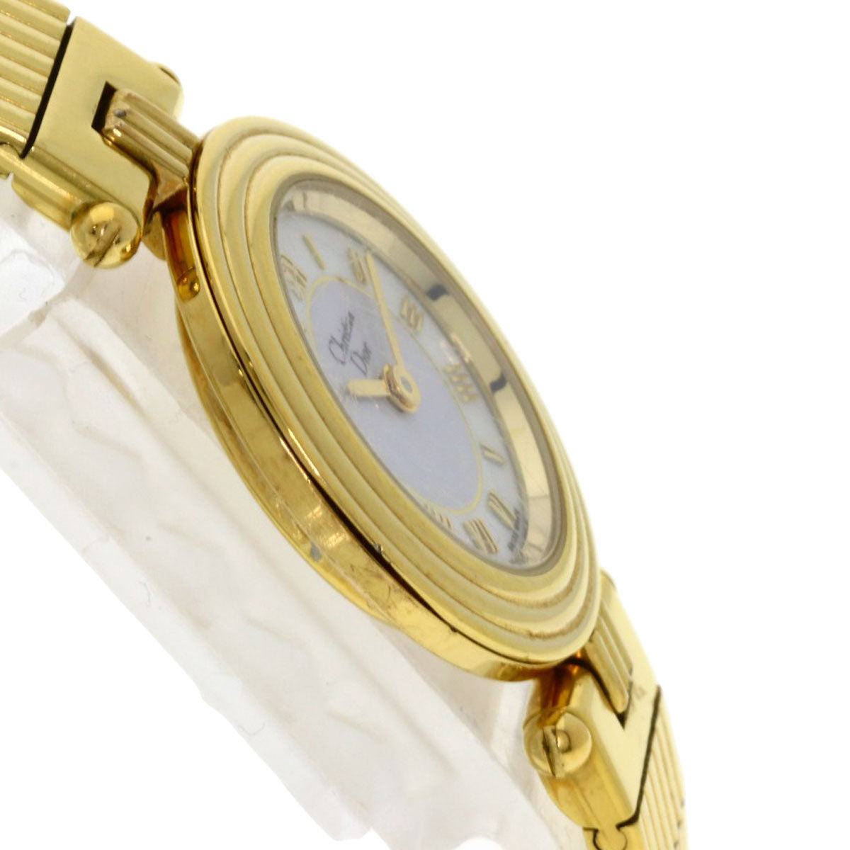 CHRISTIAN DIOR Round face Watches 3051 Gold Plated/Gold Plated Ladies