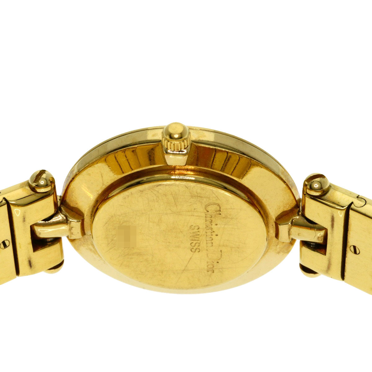 CHRISTIAN DIOR Round face Watches 3051 Gold Plated/Gold Plated Ladies