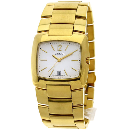 GUCCI Square face Watches 8500M Gold Plated/Gold Plated mens