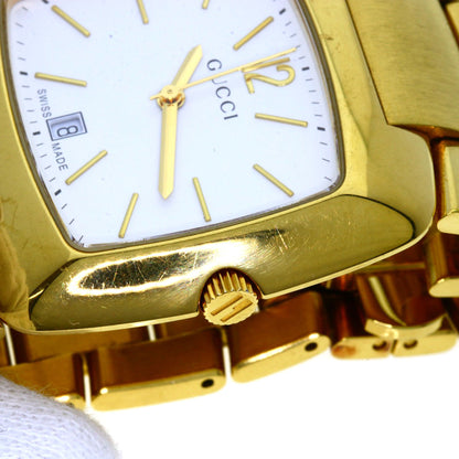 GUCCI Square face Watches 8500M Gold Plated/Gold Plated mens