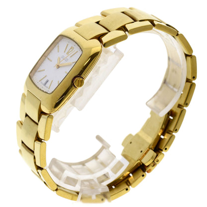 GUCCI Square face Watches 8500M Gold Plated/Gold Plated mens