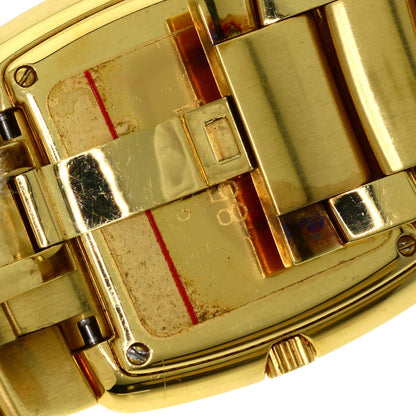 GUCCI Square face Watches 8500M Gold Plated/Gold Plated mens