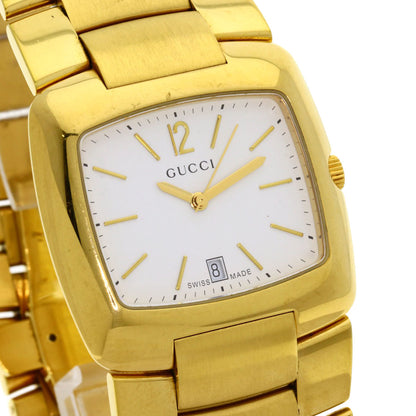 GUCCI Square face Watches 8500M Gold Plated/Gold Plated mens