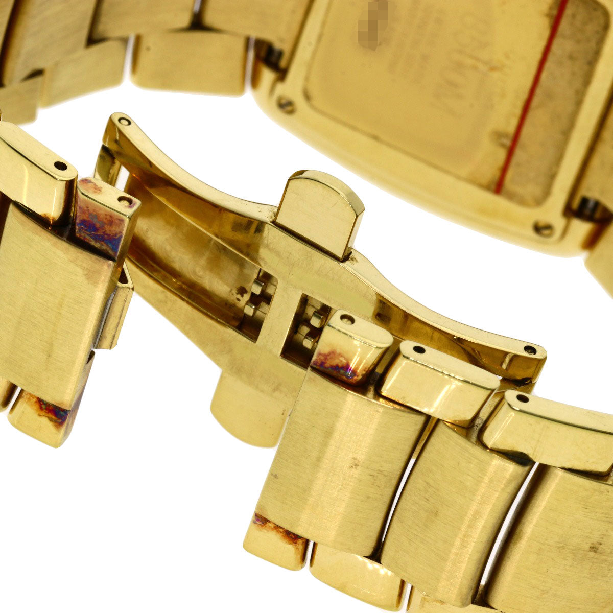 GUCCI Square face Watches 8500M Gold Plated/Gold Plated mens