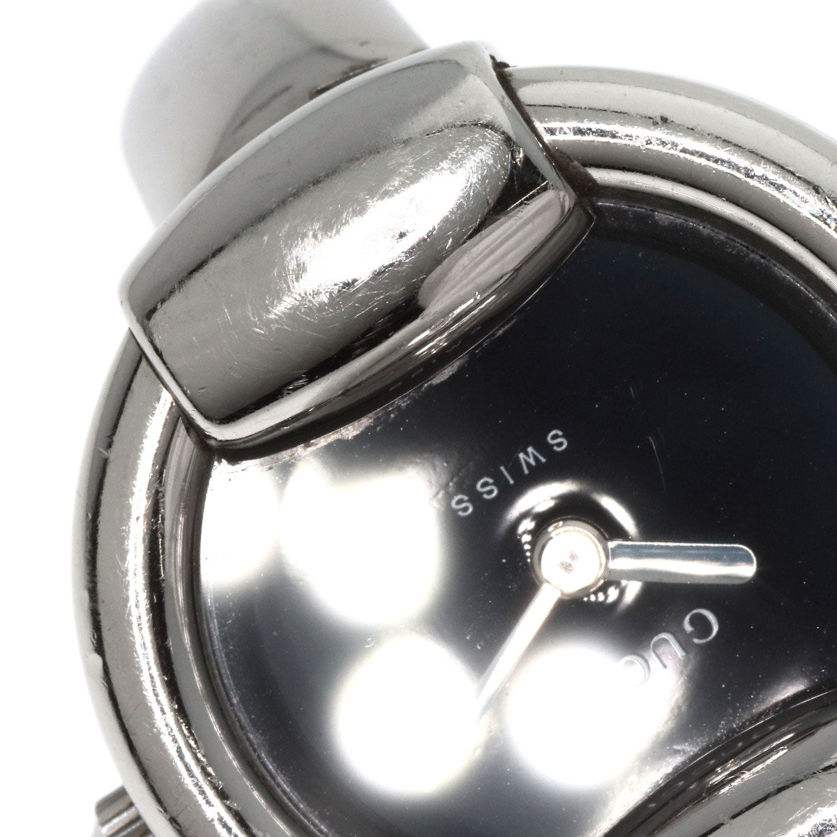 GUCCI Round face Watches 1400L Stainless Steel/Stainless Steel Ladies