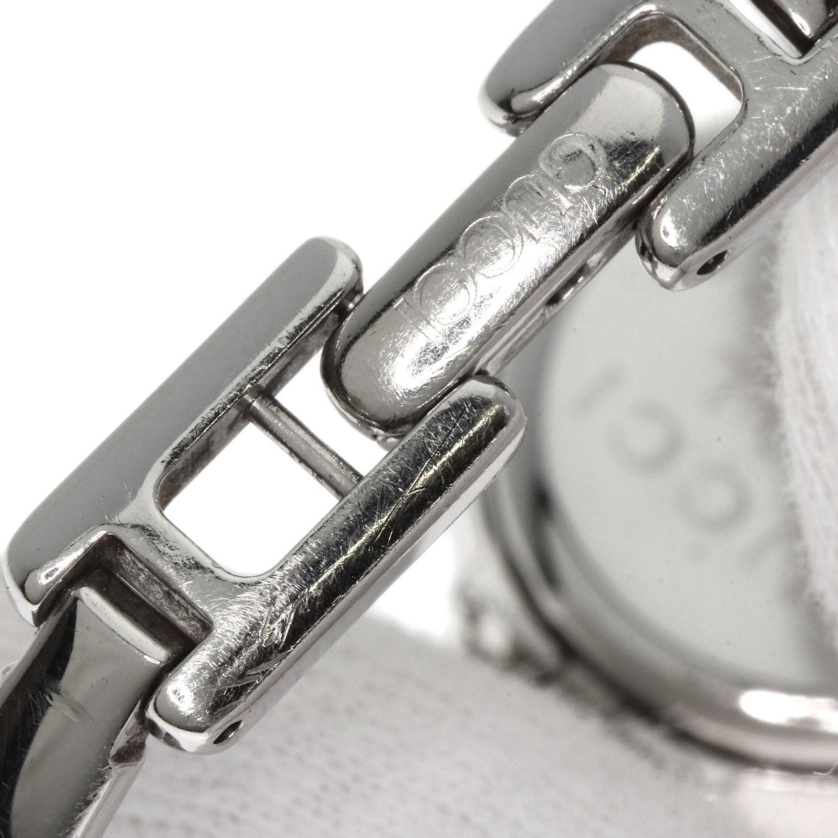 GUCCI Round face Watches 1400L Stainless Steel/Stainless Steel Ladies