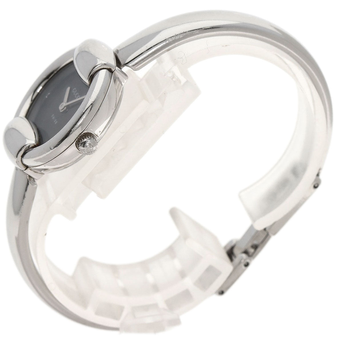 GUCCI Round face Watches 1400L Stainless Steel/Stainless Steel Ladies