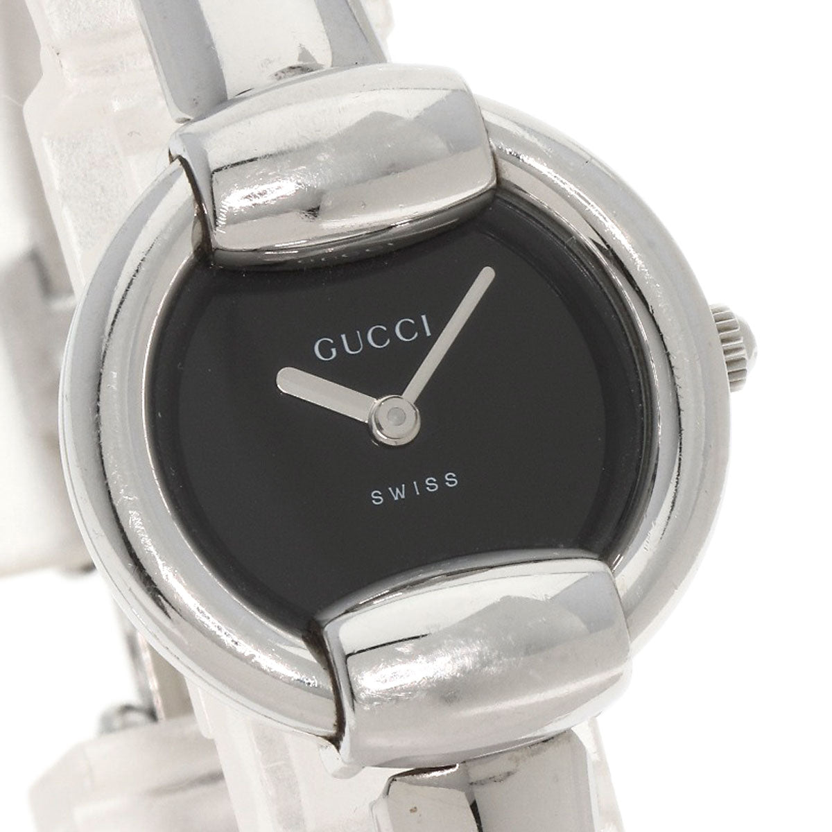 GUCCI Round face Watches 1400L Stainless Steel/Stainless Steel Ladies
