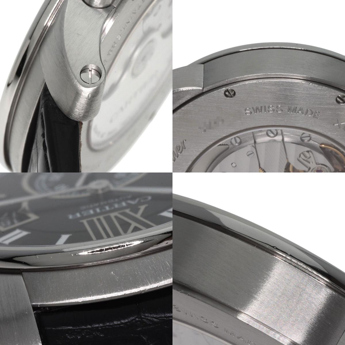 CARTIER Calibur de Cartier Watches W7100014 Stainless Steel/Leather mens