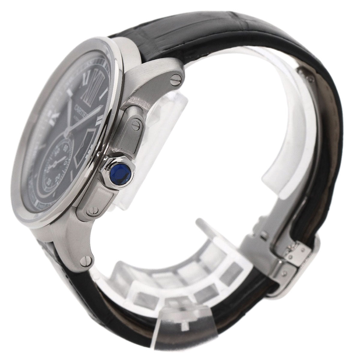 CARTIER Calibur de Cartier Watches W7100014 Stainless Steel/Leather mens