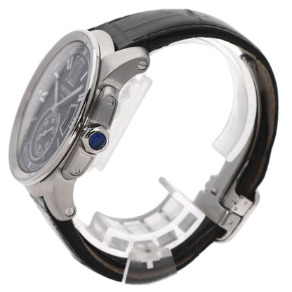 CARTIER Calibur de Cartier Watches W7100014 Stainless Steel/Leather mens