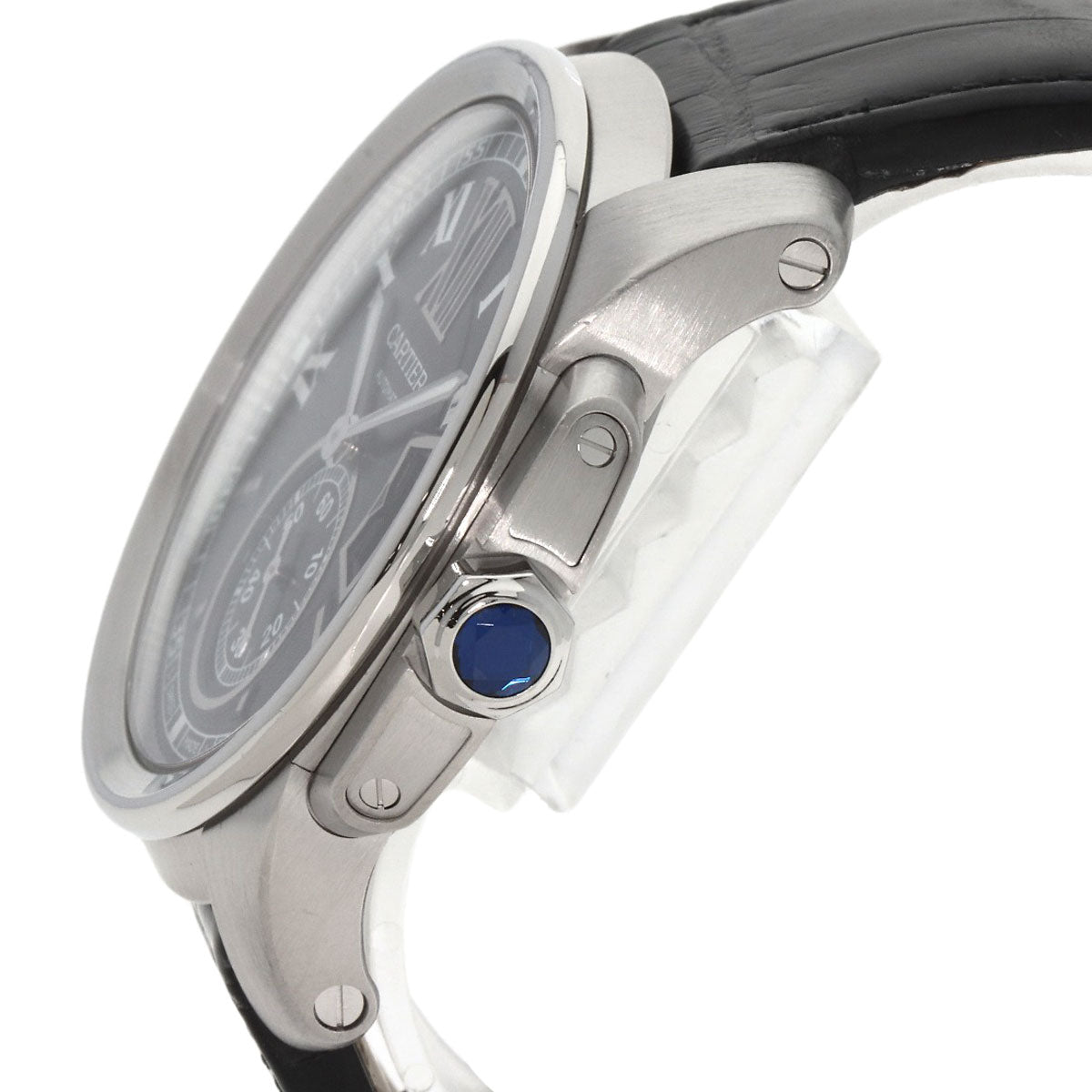 CARTIER Calibur de Cartier Watches W7100014 Stainless Steel/Leather mens