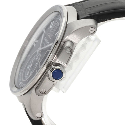 CARTIER Calibur de Cartier Watches W7100014 Stainless Steel/Leather mens