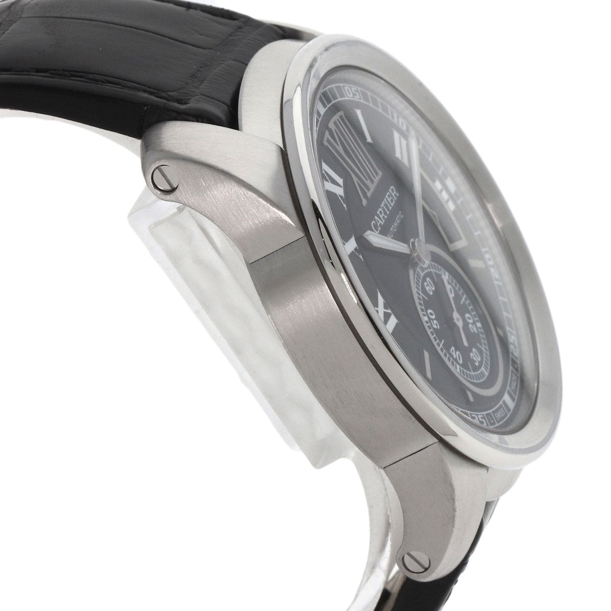 CARTIER Calibur de Cartier Watches W7100014 Stainless Steel/Leather mens