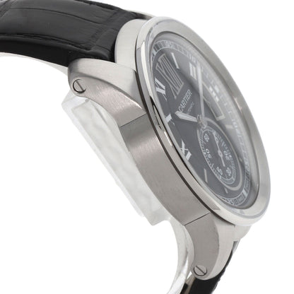CARTIER Calibur de Cartier Watches W7100014 Stainless Steel/Leather mens