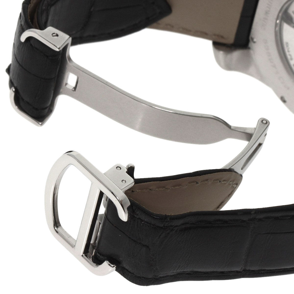 CARTIER Calibur de Cartier Watches W7100014 Stainless Steel/Leather mens