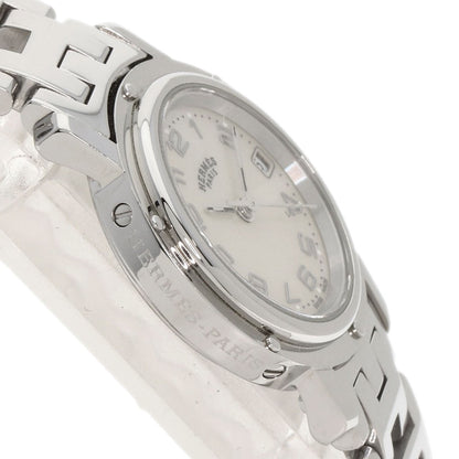 HERMES Clipper Nacre Watches CL4.210 Stainless Steel/Stainless Steel Ladies