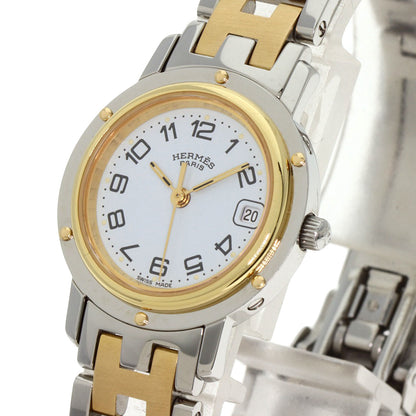 HERMES Clipper Watches CL4.220 Stainless Steel/SSxGP Ladies