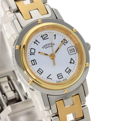 HERMES Clipper Watches CL4.220 Stainless Steel/SSxGP Ladies