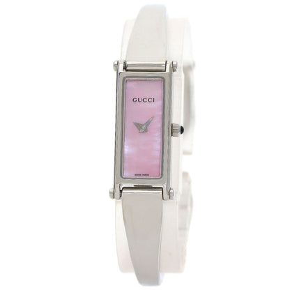 GUCCI Square face Watches 1500L Stainless Steel/Stainless Steel Ladies