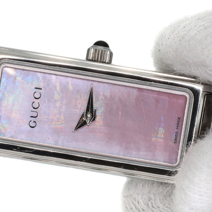 GUCCI Square face Watches 1500L Stainless Steel/Stainless Steel Ladies