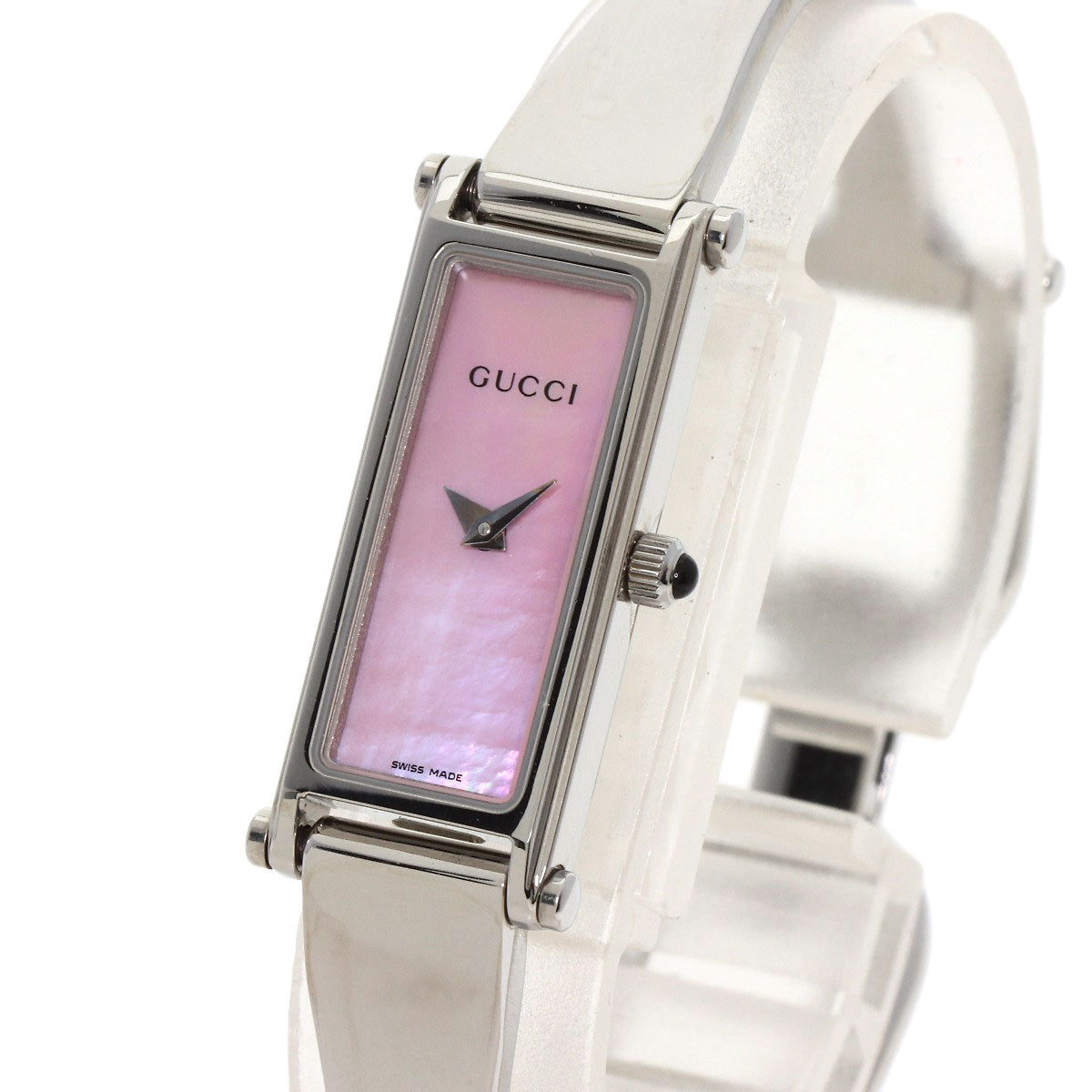 GUCCI Square face Watches 1500L Stainless Steel/Stainless Steel Ladies